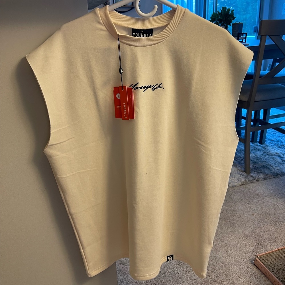 YoungLA Men’s No Sleeve Crewneck